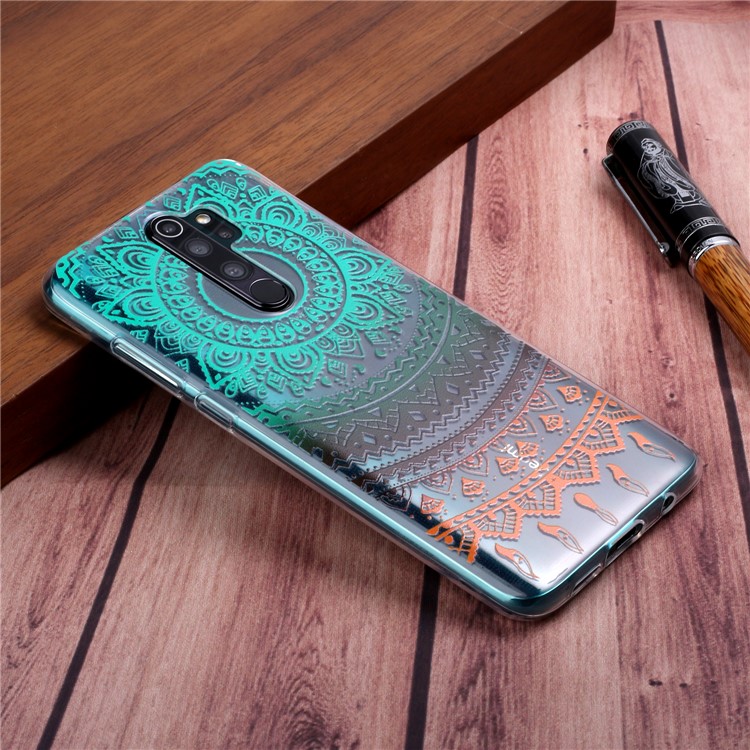 Pattern Printing TPU Back Shell for Xiaomi Redmi Note 8 Pro - Malanda Flowers-6