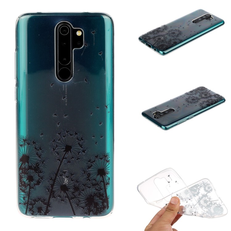 Pattern Printing TPU Back Shell for Xiaomi Redmi Note 8 Pro - Dandelion-1