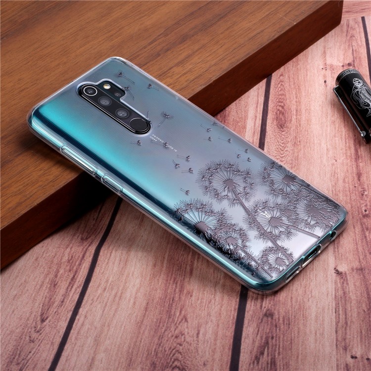 Pattern Printing TPU Back Shell for Xiaomi Redmi Note 8 Pro - Dandelion-6