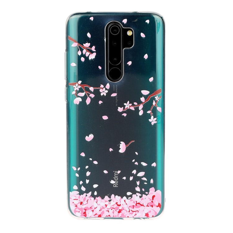 Pattern Printing TPU Back Shell for Xiaomi Redmi Note 8 Pro - Petals-2