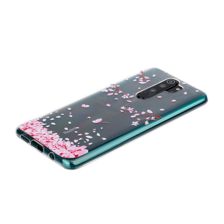 Pattern Printing TPU Back Shell for Xiaomi Redmi Note 8 Pro - Petals-3