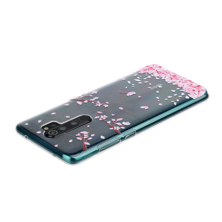 Pattern Printing TPU Back Shell for Xiaomi Redmi Note 8 Pro - Petals-4