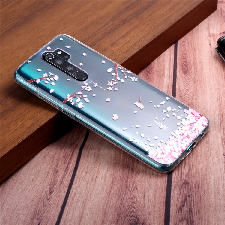 Pattern Printing TPU Back Shell for Xiaomi Redmi Note 8 Pro - Petals-6