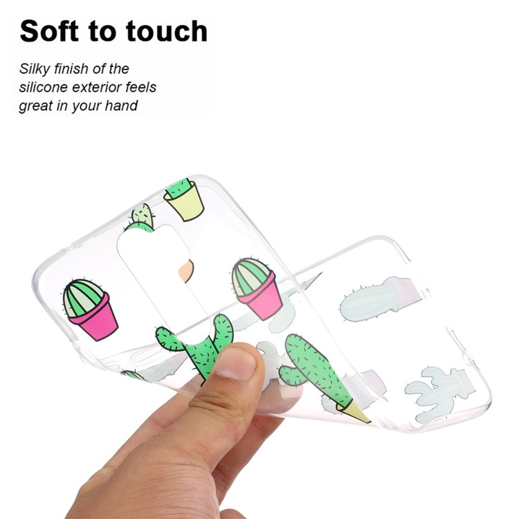 Pattern Printing TPU Back Shell for Xiaomi Redmi Note 8 Pro - Cactus-5