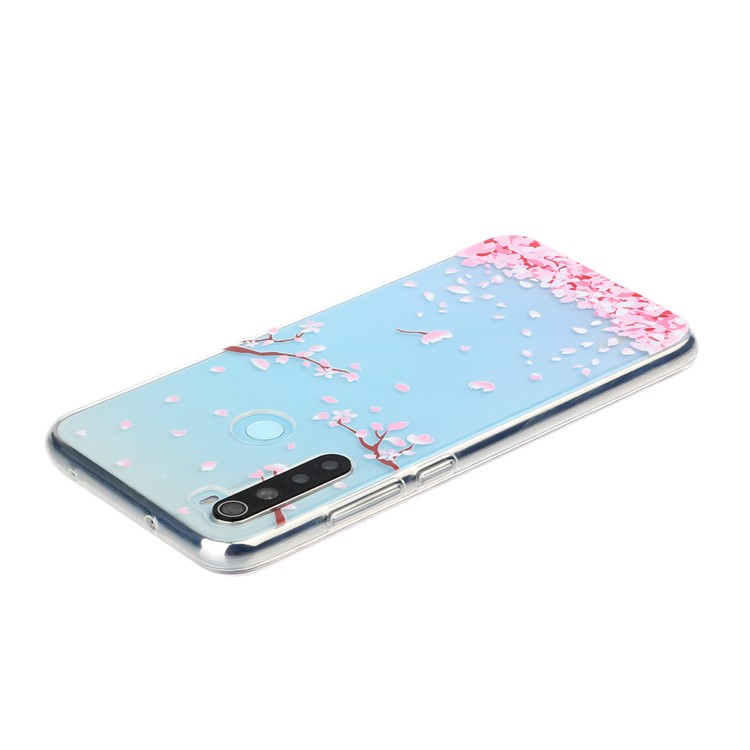 Pattern Printing TPU Back Case for Xiaomi Redmi Note 8 - Petals-4