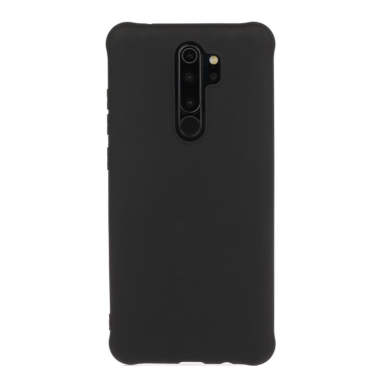 shockproof Pure Color Soft Matte TPU Phone Cover for Xiaomi Redmi Note 8 Pro - Black-1