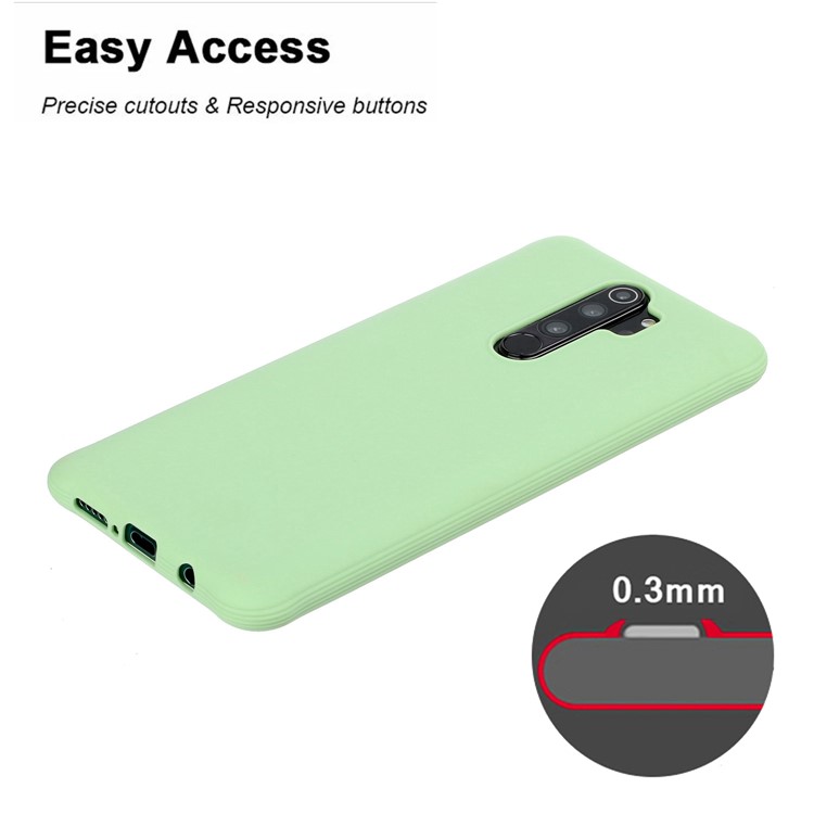shockproof Pure Color Soft Matte TPU Phone Cover for Xiaomi Redmi Note 8 Pro - Green-2