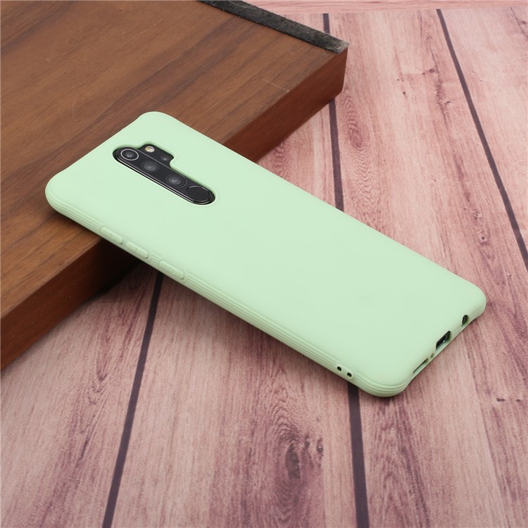 shockproof Pure Color Soft Matte TPU Phone Cover for Xiaomi Redmi Note 8 Pro - Green-5