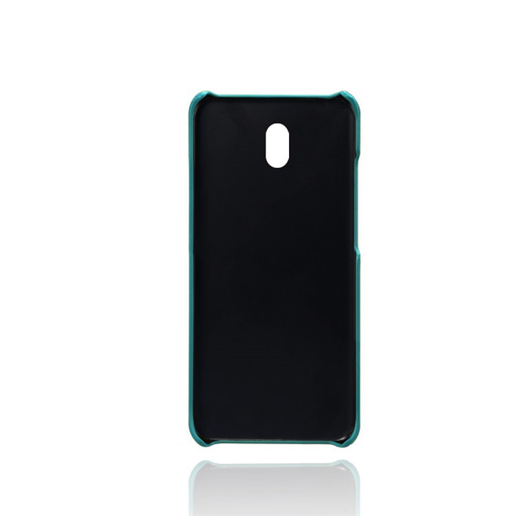 KSQ Double Card Slots PU Leather Coated Hard PC Case for Xiaomi Redmi 8A - Baby Blue-3