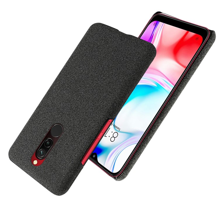 KSQ Cloth + PC Mobile Protective Phone Case Cover for Xiaomi Redmi 8 - Black-2