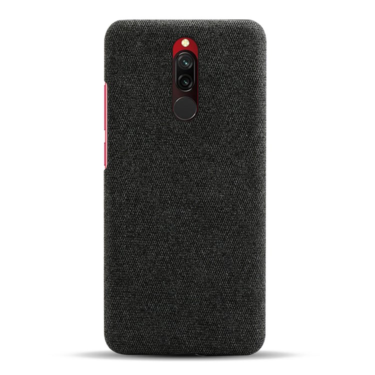 KSQ Cloth + PC Mobile Protective Phone Case Cover for Xiaomi Redmi 8 - Black-3