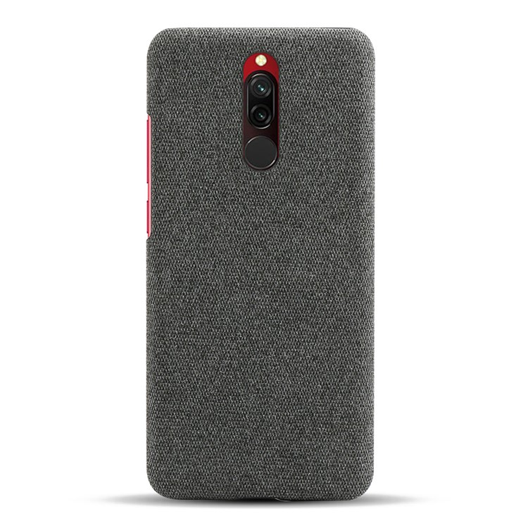 KSQ Cloth + PC Mobile Protective Phone Case Cover for Xiaomi Redmi 8 - Dark Grey-3