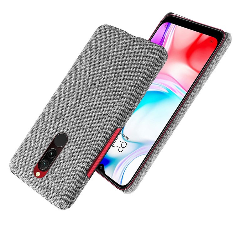 KSQ Cloth + PC Mobile Protective Phone Case Cover for Xiaomi Redmi 8 - Light Grey-2