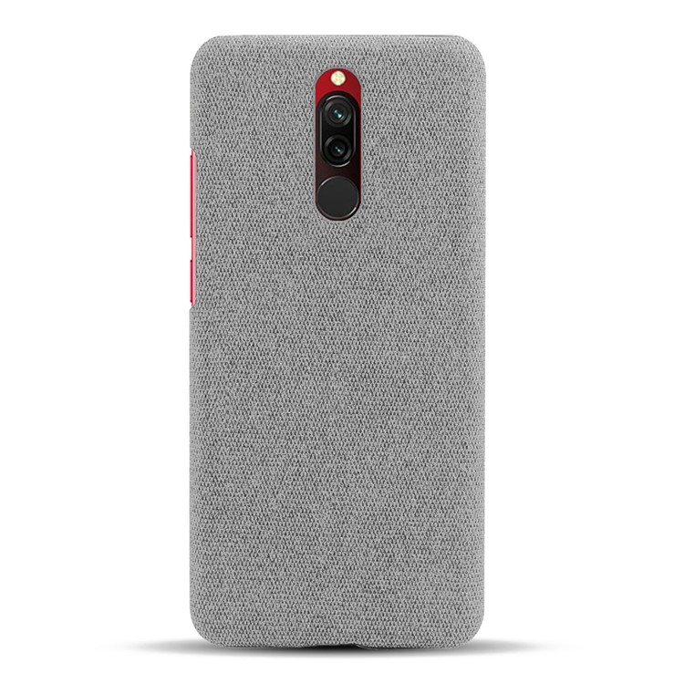 KSQ Cloth + PC Mobile Protective Phone Case Cover for Xiaomi Redmi 8 - Light Grey-3