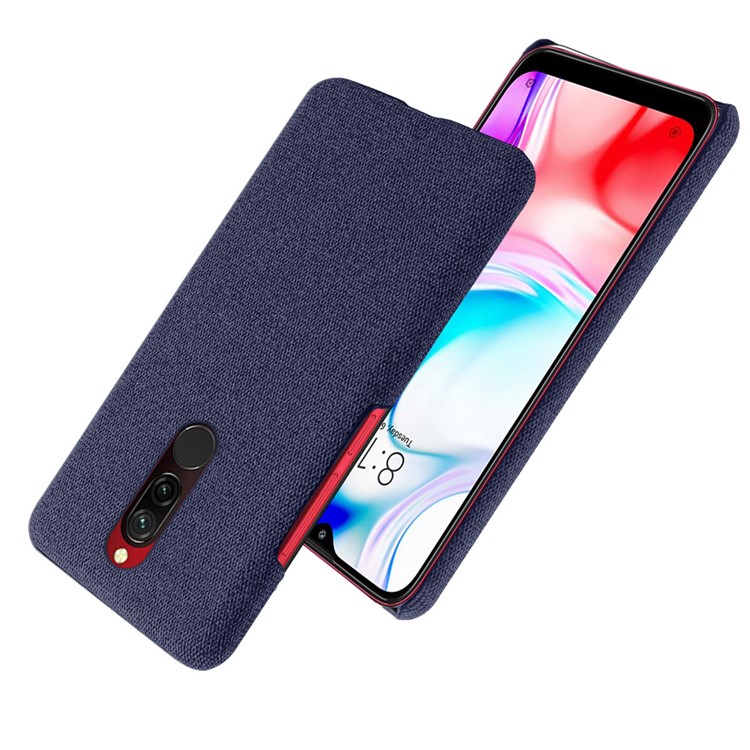 KSQ Cloth + PC Mobile Protective Phone Case Cover for Xiaomi Redmi 8 - Dark Blue-2