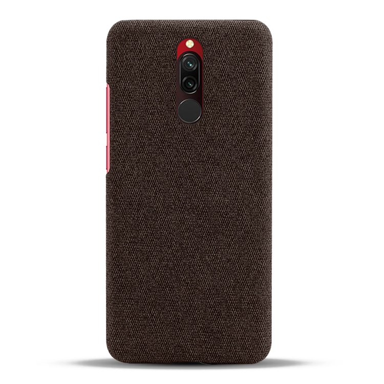 KSQ Cloth + PC Mobile Protective Phone Case Cover for Xiaomi Redmi 8 - Brown-3