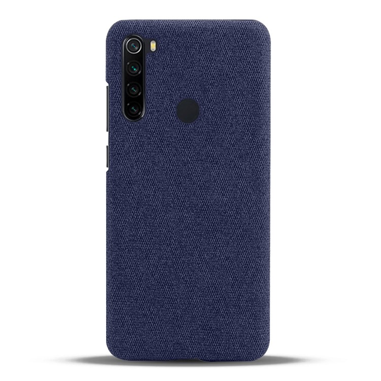 KSQ Cloth Texture PC Protective Phone Case Covering for Xiaomi Redmi Note 8 - Blue-3
