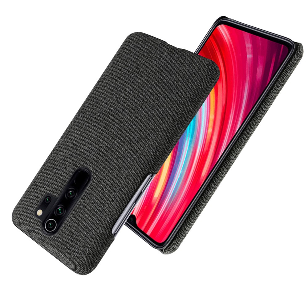 KSQ Cloth + PC Mobile Protective Phone Case Cover for Xiaomi Redmi Note 8 Pro - Black-2