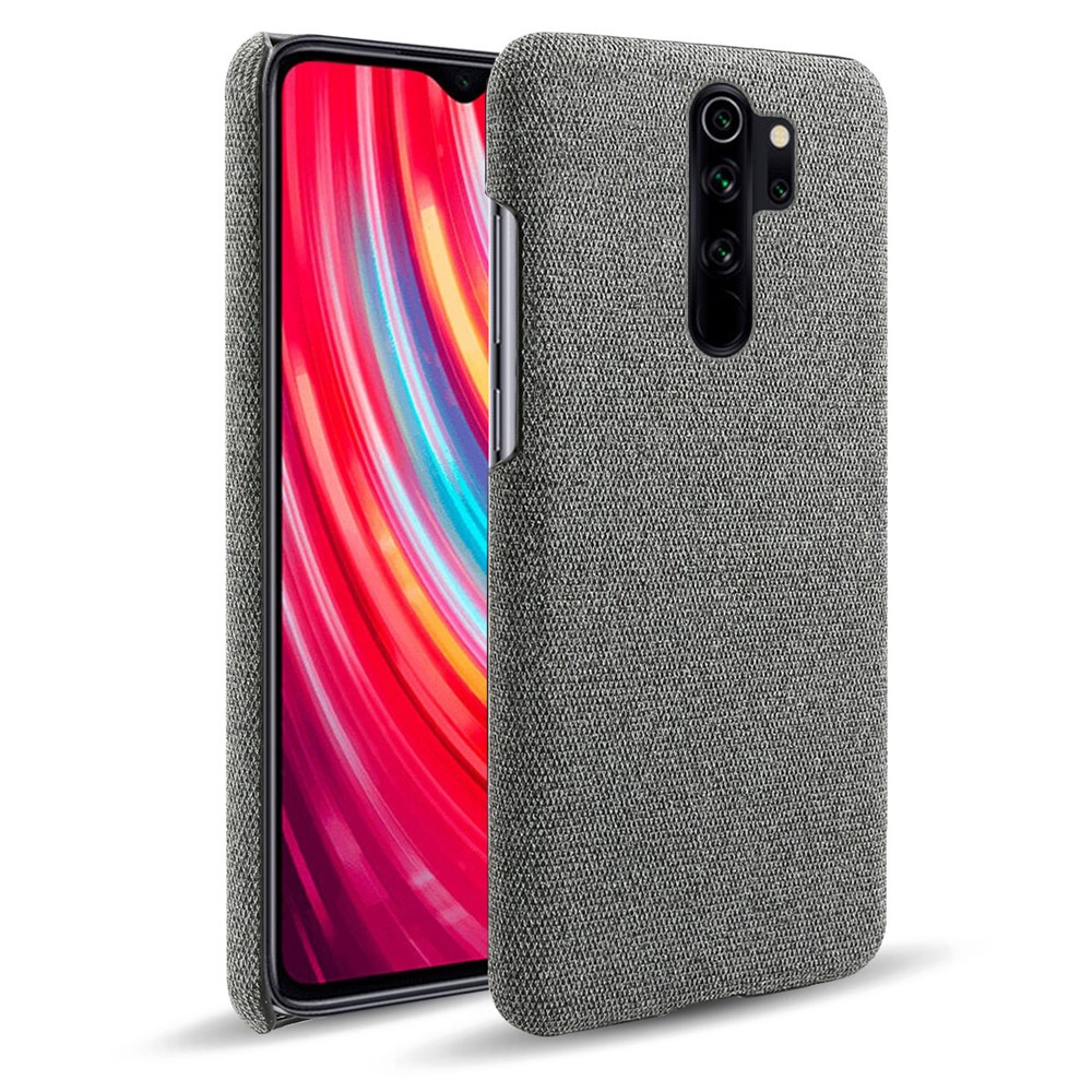 KSQ Cloth + PC Mobile Protective Phone Case Cover for Xiaomi Redmi Note 8 Pro - Dark Grey-1