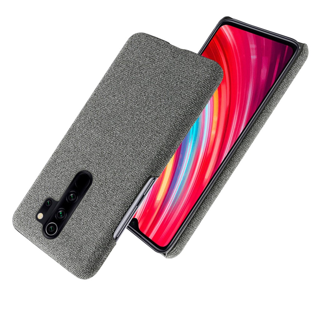 KSQ Cloth + PC Mobile Protective Phone Case Cover for Xiaomi Redmi Note 8 Pro - Dark Grey-2
