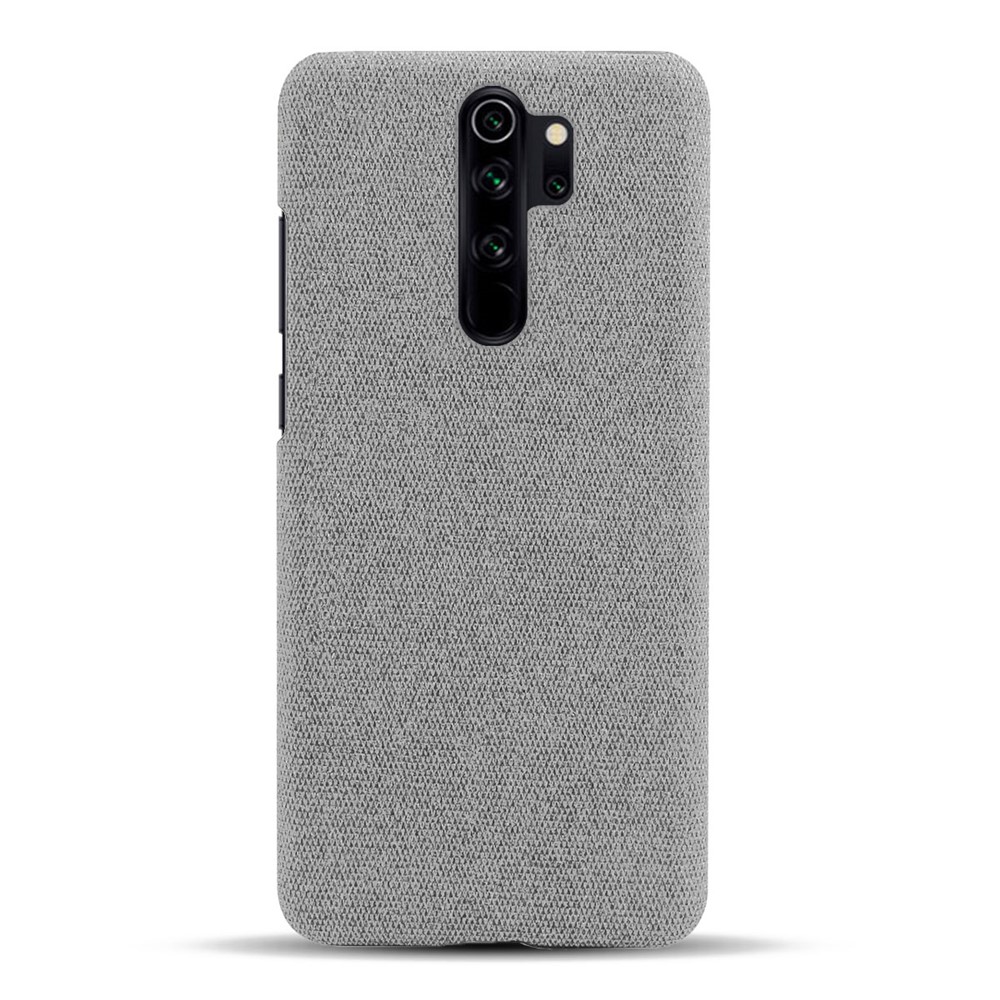 KSQ Tela + PC Mobile Protective Telephip Cover Para Xiaomi Redmi Note 8 Pro - Gris Claro-3