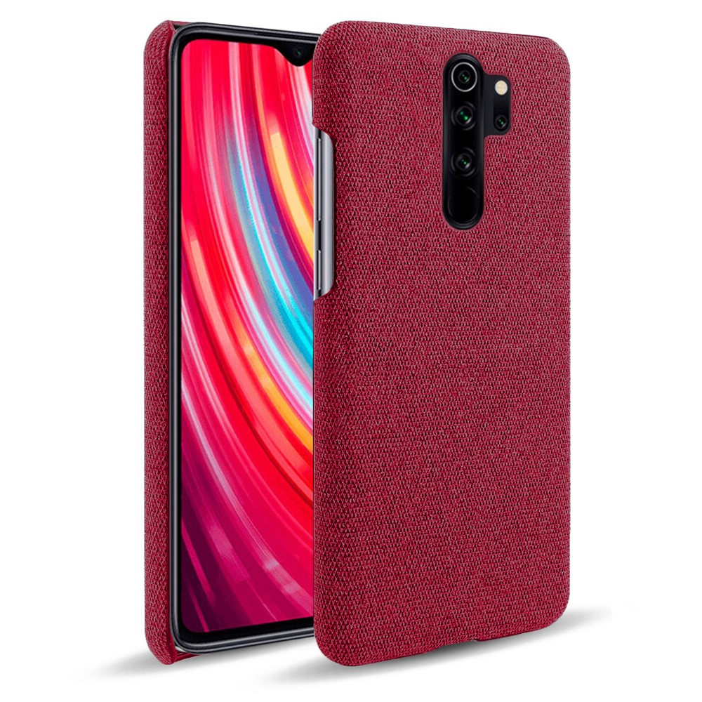KSQ Cloth + PC Mobile Protective Phone Case Cover for Xiaomi Redmi Note 8 Pro - Red-1