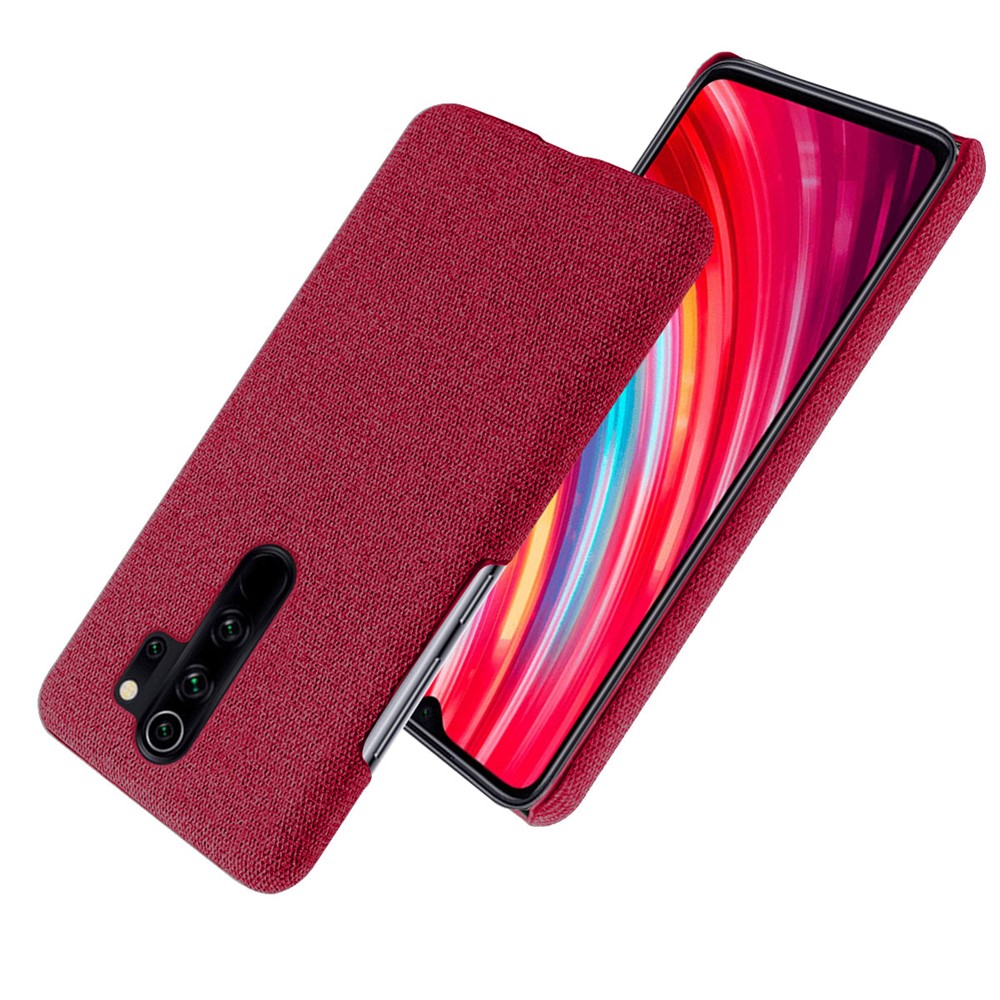 KSQ Cloth + PC Mobile Protective Phone Case Cover for Xiaomi Redmi Note 8 Pro - Red-2