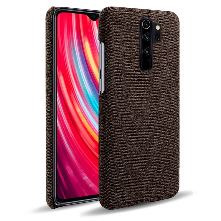 KSQ Cloth + PC Mobile Protective Phone Case Cover for Xiaomi Redmi Note 8 Pro - Brown-1