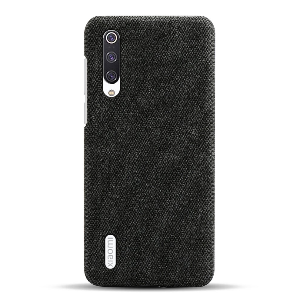 KSQ PC + Cloth Mobile Protective Phone Case Cover for Xiaomi Mi CC9 / Mi 9 Lite / Mi CC9 Meitu Edition - Black-3