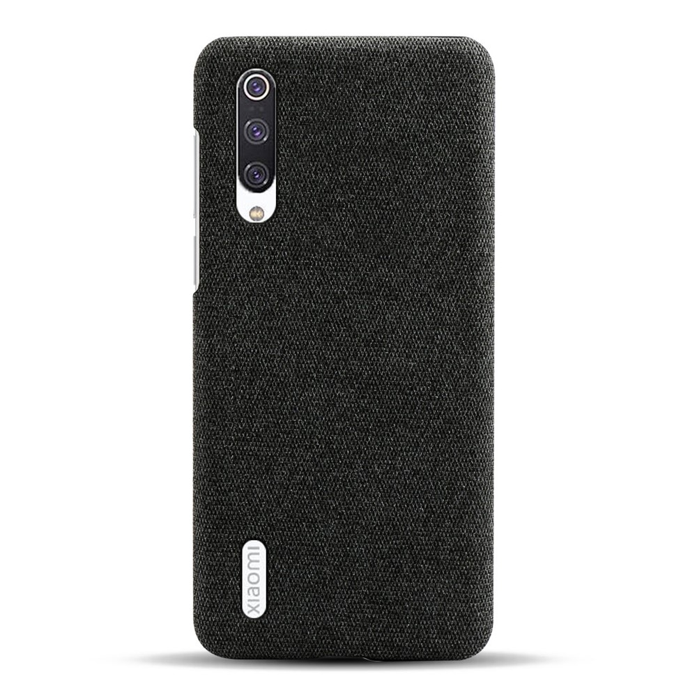 KSQ PC + Cloth Mobile Protection Cope Cope Case Для Xiaomi Mi CC9 / Mi 9 Lite / Mi CC9 Meitu Edition - Черный