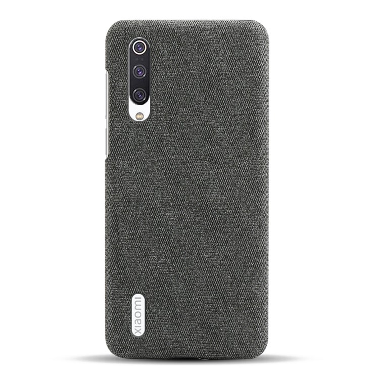 KSQ PC + Cloth Mobile Protective Phone Case Cover for Xiaomi Mi CC9 / Mi 9 Lite / Mi CC9 Meitu Edition - Dark Grey-3