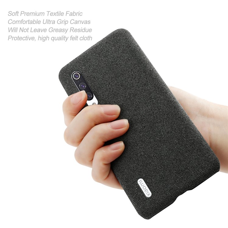 KSQ Cloth + PC Mobile Protective Phone Case Cover for Xiaomi Mi CC9e / Mi A3 - Black-6