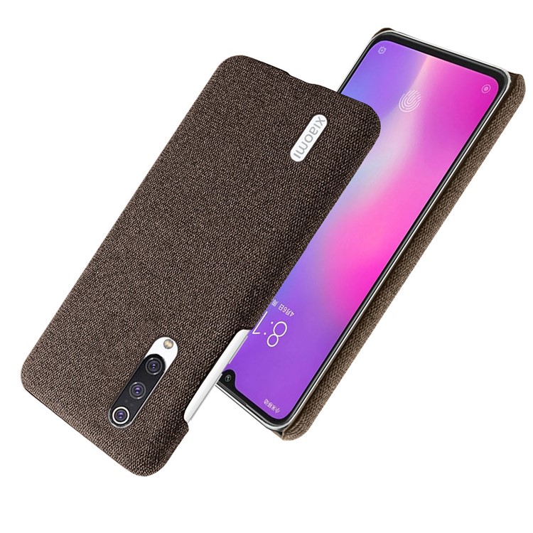 KSQ Cloth + PC Mobile Protective Phone Case Cover for Xiaomi Mi CC9e / Mi A3 - Brown-2