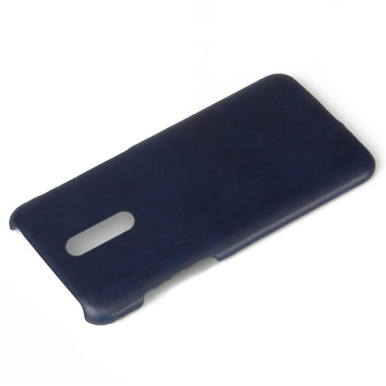 KSQ Crazy Horse PU Leather Coated Hard PC Protection Phone Case for Xiaomi Redmi 8 - Dark Blue-2