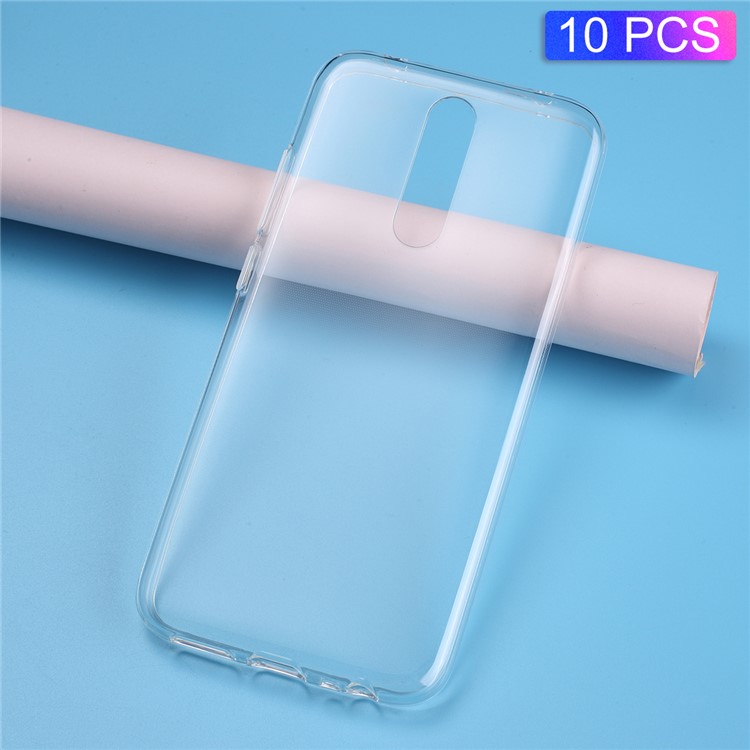 10 PCS/Set Non-slip Inner Clear TPU Phone Case for Xiaomi Redmi 8-1