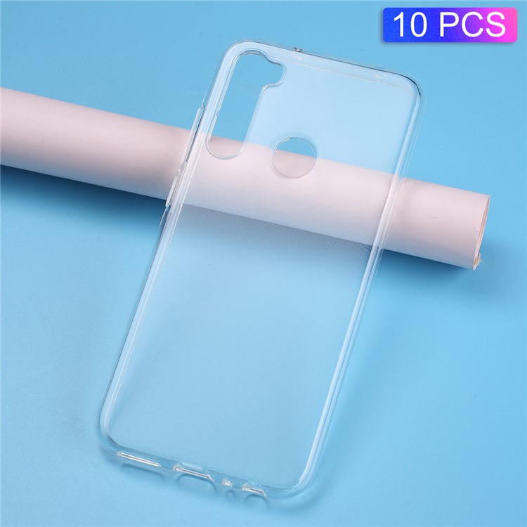10 PCS/Set Non-slip Inner Clear TPU Phone Case for Xiaomi Redmi Note 8-1