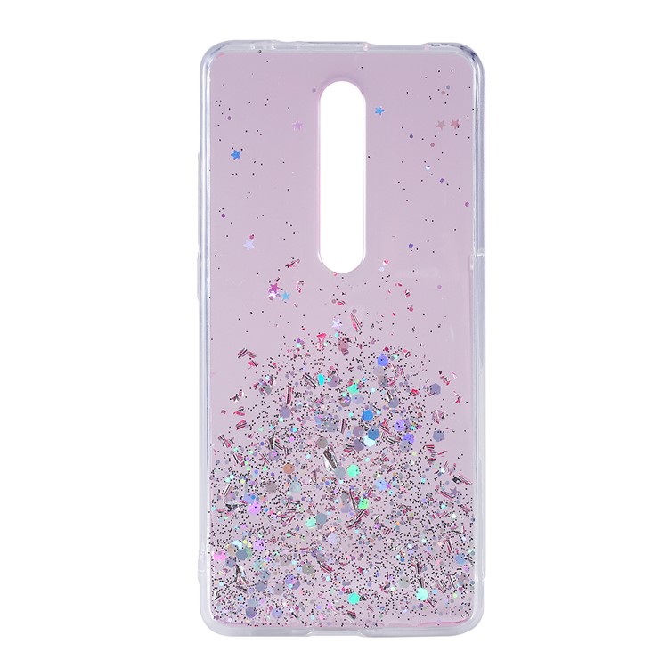 Glitter Sequins Inlaid Style TPU Shell Cover Casing for Xiaomi Redmi K20 / Mi 9T / K20 Pro / Mi 9T Pro - Pink-5