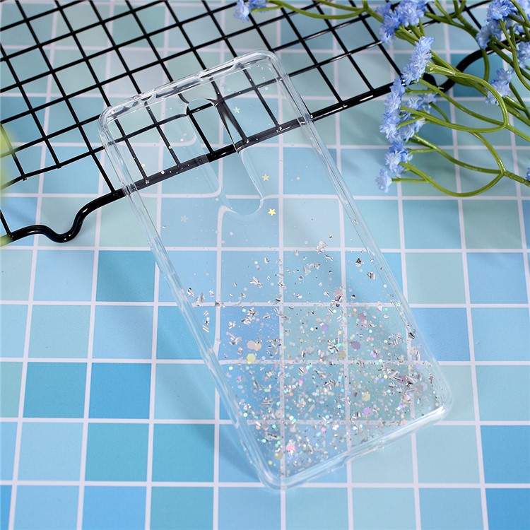 Glitter Sequins Inlaid Style TPU Shell Cover Casing for Xiaomi Redmi K20 / Mi 9T / K20 Pro / Mi 9T Pro - Transparent-1