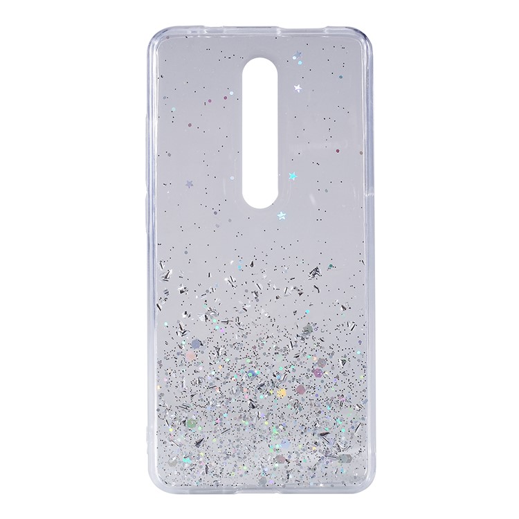 Glitter Sequins Inlaid Style TPU Shell Cover Casing for Xiaomi Redmi K20 / Mi 9T / K20 Pro / Mi 9T Pro - Transparent-5