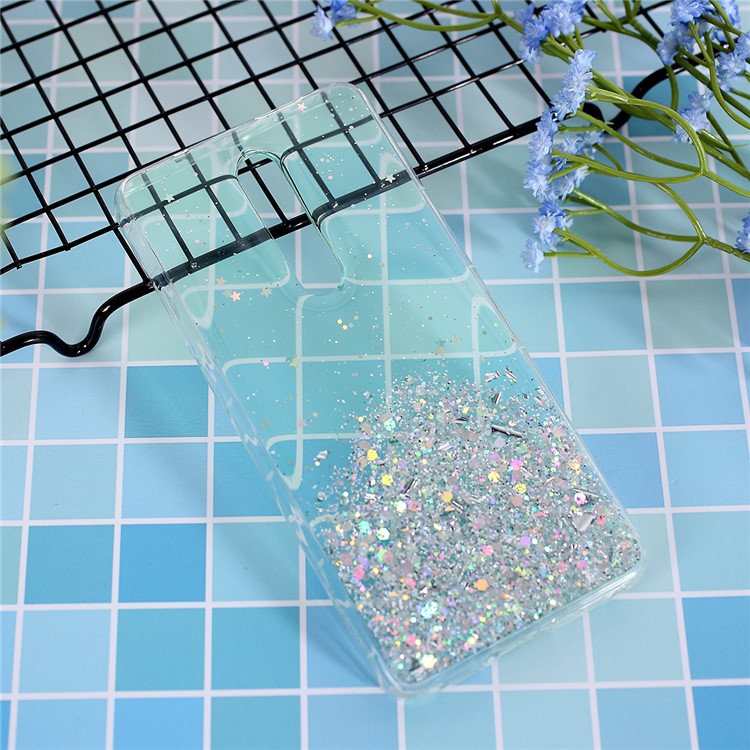 Glitter Sequins Inlaid Style TPU Shell Cover Casing for Xiaomi Redmi K20 / Mi 9T / K20 Pro / Mi 9T Pro - Green-1