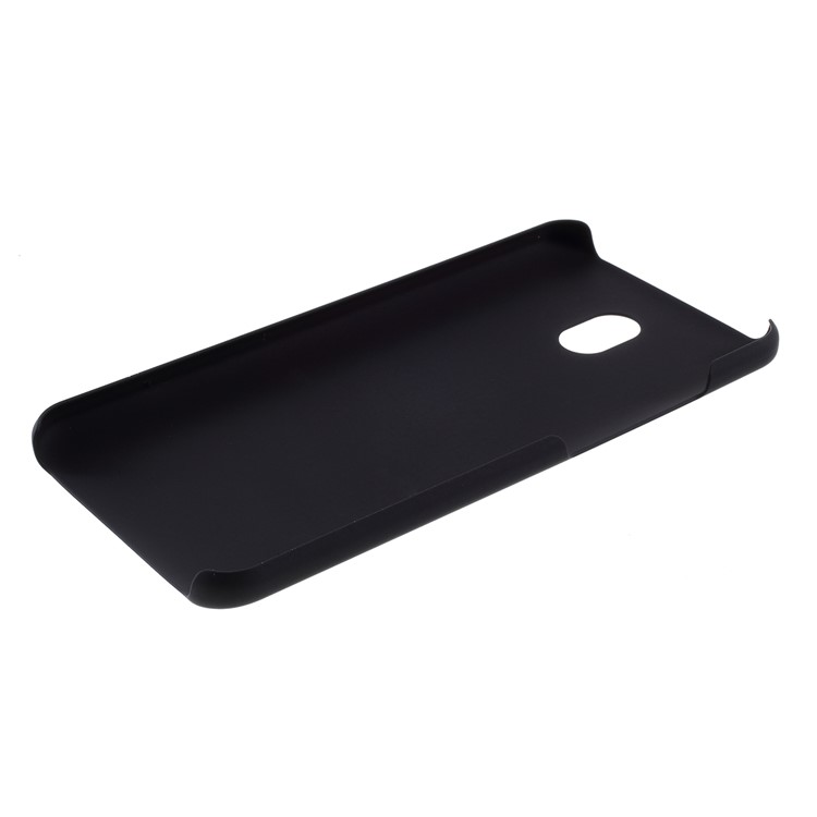 Rubberized PC Hard Protective Casing for Xiaomi Redmi 8A - Black-7