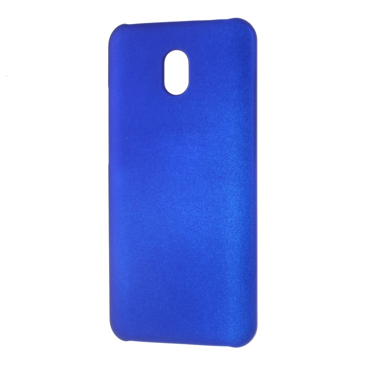 Rubberized PC Hard Protective Casing for Xiaomi Redmi 8A - Dark Blue-2