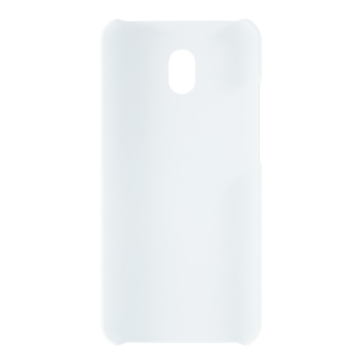 Rubberized PC Hard Protective Casing for Xiaomi Redmi 8A - White-3