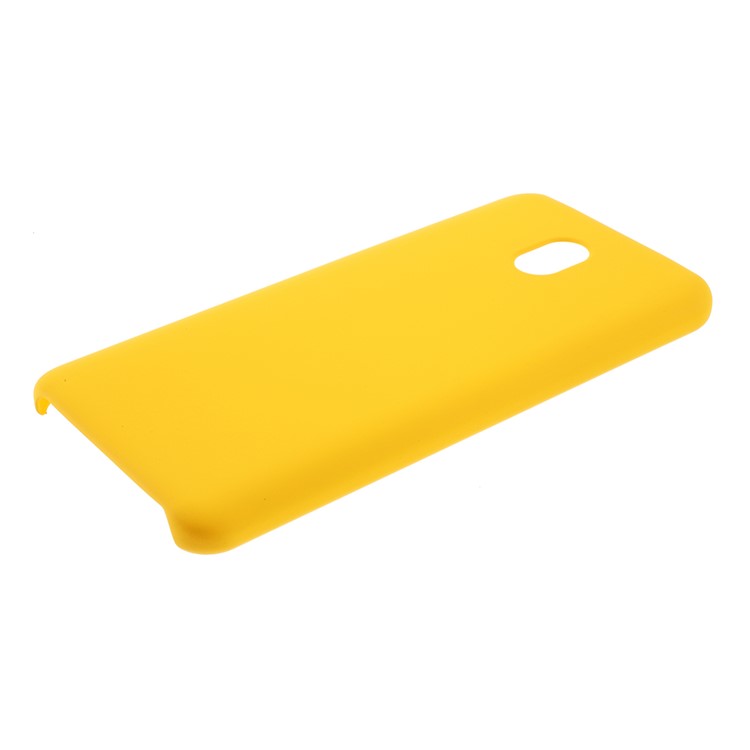 Rubberized PC Hard Protective Casing for Xiaomi Redmi 8A - Yellow-4