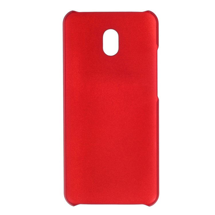 Rubberized PC Hard Protective Casing for Xiaomi Redmi 8A - Red-3