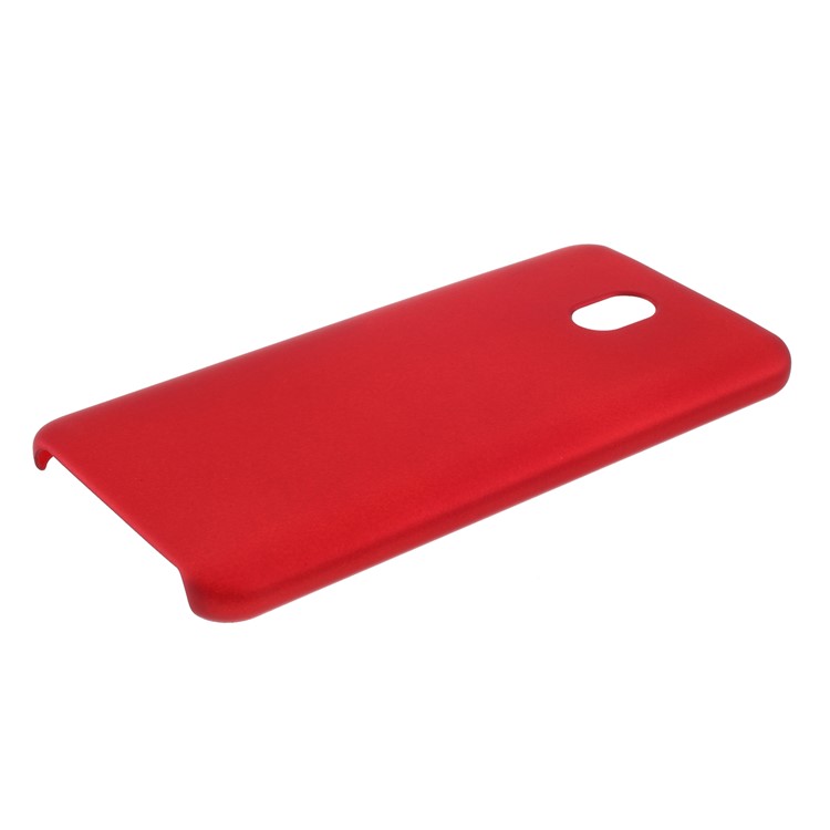 Rubberized PC Hard Protective Casing for Xiaomi Redmi 8A - Red-4