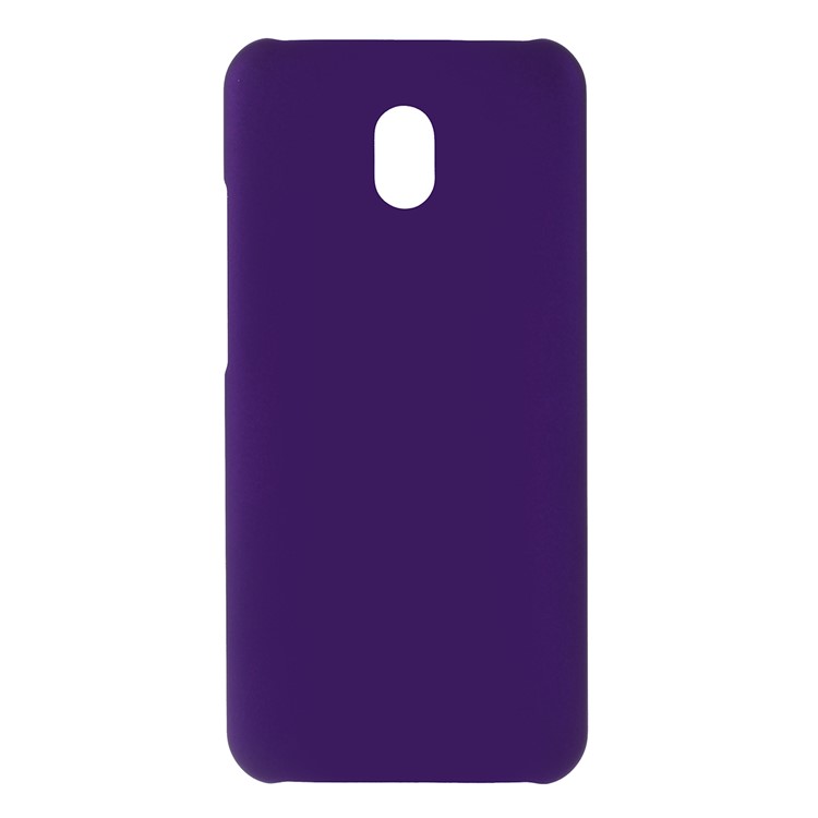 Rubberized PC Hard Protective Casing for Xiaomi Redmi 8A - Purple-1