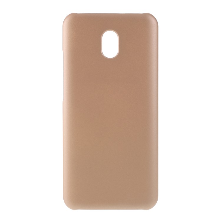 Rubberized PC Hard Protective Casing for Xiaomi Redmi 8A - Gold-1