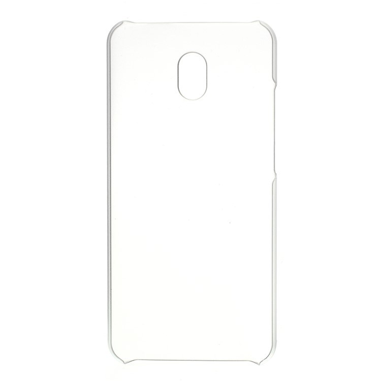 Rubberized PC Hard Protective Casing for Xiaomi Redmi 8A - Transparent-3