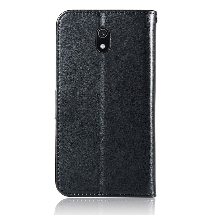 Imprinted Dream Catcher Owl PU Leather Wallet Case for Xiaomi Redmi 8A - Black-3